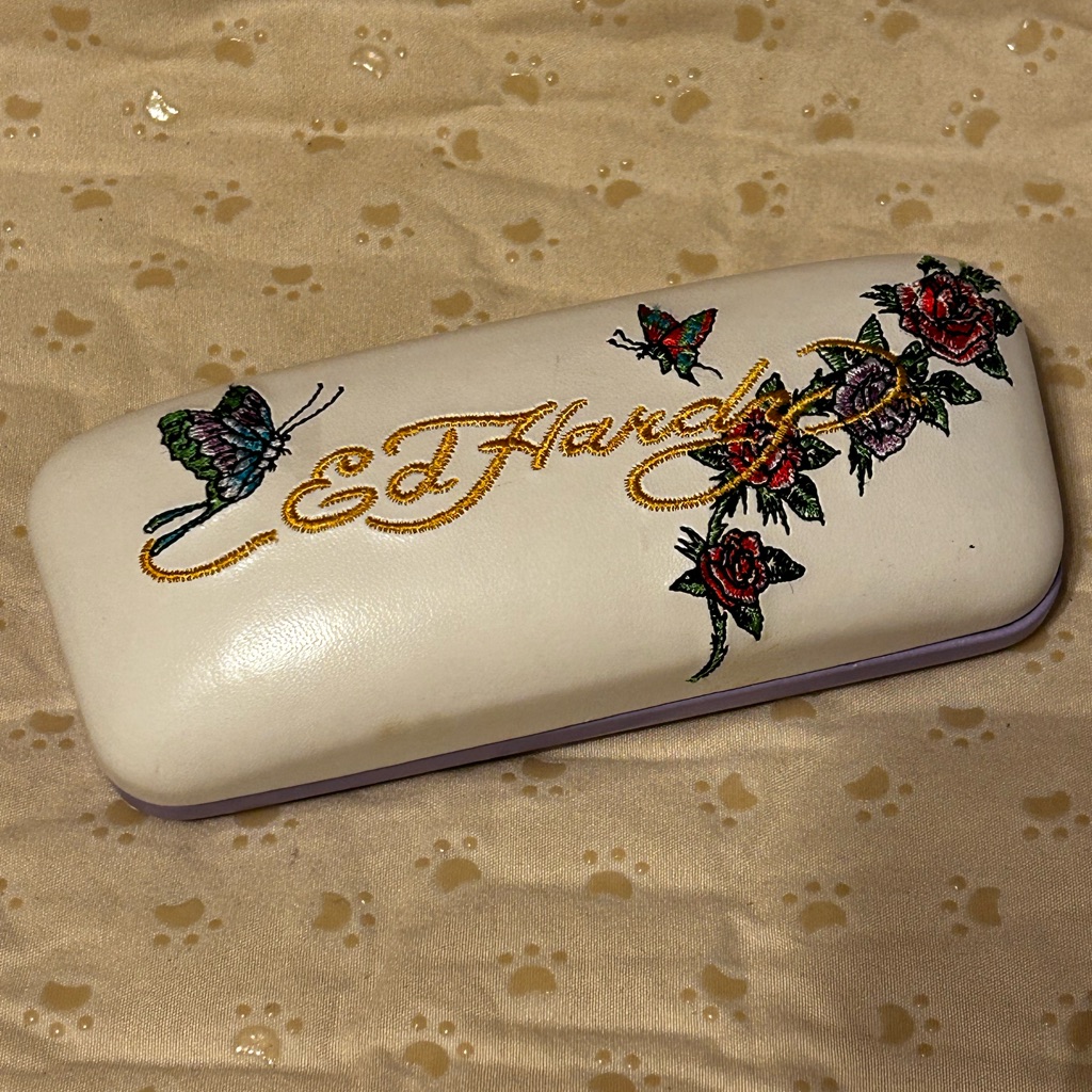 Ed Hardy Hard Glass Case